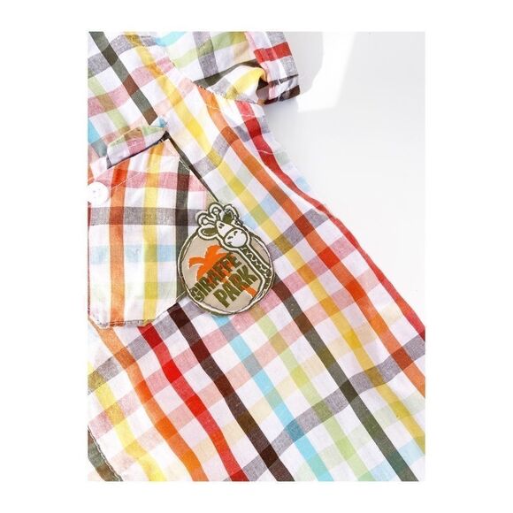 Little Rebels Plaid Shirt Botton Up Casual 18 math - Picture 5 of 5